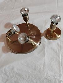 plafoniera a 3 luci led+1 luce 