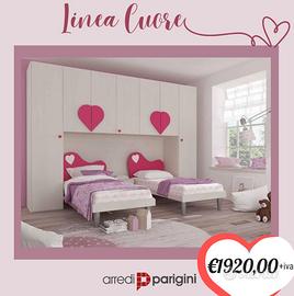-Cameretta a doppio ponte LINEA CUORE *-*