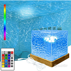 Lampada a forma di onda d'acqua YATOSEEN, proietto