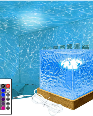 Lampada a forma di onda d'acqua YATOSEEN, proietto