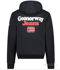 Felpa Geographical Norway con cappuccio e tasche