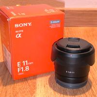 Sony 11mm F1.8 NUOVO 