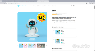 eilik robot azzurro