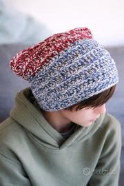 Cappello all’uncinetto con orecchie di gatto