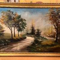 Quadro tela Marinelli -vialetto con bosco