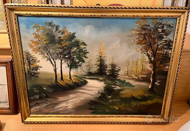 Quadro tela Marinelli -vialetto con bosco