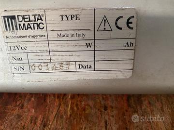 Pistone DELTA MATIC 12Volt