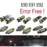KIT 10 LAMPADE LED INTERNE BMW SERIE 3 E90 E91 E92