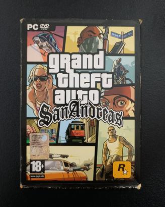 GTA san Andreas PC completo di mappa raro 