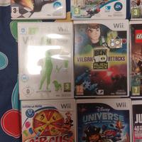 Lotto giochi wii tutti completi manuale e custodie