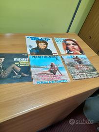 LOTTO DI 5 DISCHI IN VINILE ANNI 60 ORIGINALI 