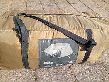 kit campeggio tenda, materasso, frigo , ventola