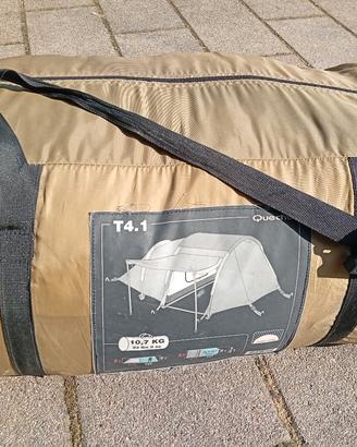 kit campeggio tenda, materasso, frigo , ventola