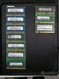 Varie RAM per laptop