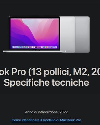 Macbook pro 8gb 512gb ssd Batteria 95% 150 cicli