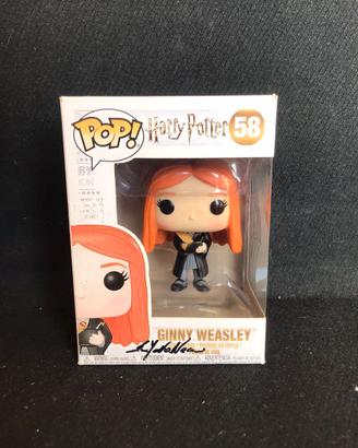 Funko pop Harry Potter 58 ginnyWestley autografato