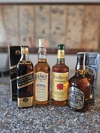 collezionismo N° 4 bottiglie di whisky