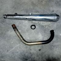 Marmitta collettore ghiera Scrambler 250-350-450