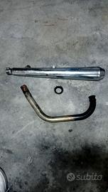 Marmitta collettore ghiera Scrambler 250-350-450