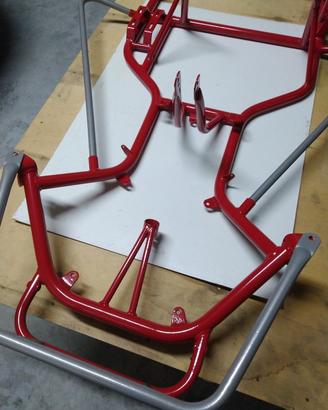 telaio scocca Kalì Kart 50 epoca, volante e sedile