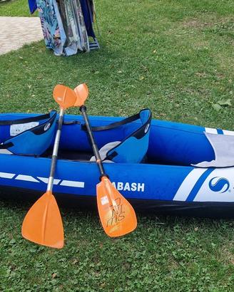 canoa SEVYLOR con 2 remi