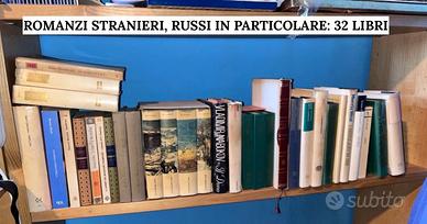 32 romanzi stranieri, in particolare russi