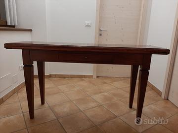 Tavolo consolle con cassetto