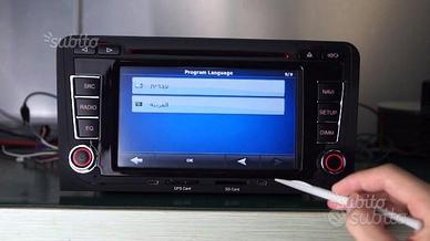 Autoradio navigatore audi s3 a3 DVD USB H3G CARPLA