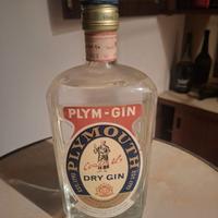 Bottiglia vintage Plymouth dry gin Plym - Gin