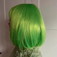 Parrucca nuova di alta qualità, verde mela