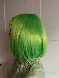Parrucca nuova di alta qualità, verde mela