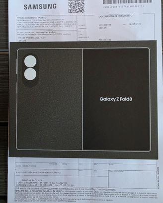 Samsung galaxy z fold 8 512gb nuovo nero 