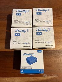 10 Shelly (8x Shelly 1 + 2x Shelly 1 Plus)