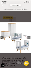 Cameretta bambini + materasso