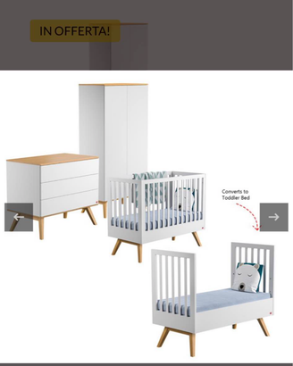 Cameretta bambini + materasso