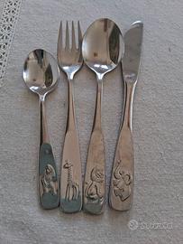 Posate per bambini in acciaio