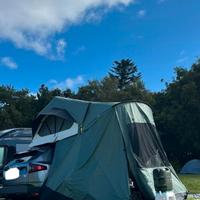 tenda da tetto Mh500 fresh and black con veranda