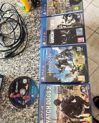PS4 con giochi