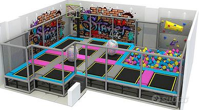 Trampolini e Tappeti Elastici per Parchi Gioco