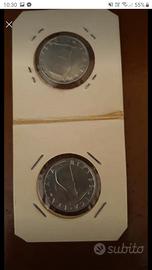 5 lire italiane errore di conio timone rovescio