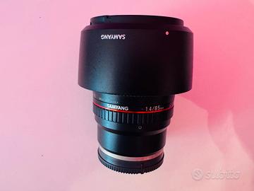 Samyang 85mm F1.4 Sony E-Mount Manuale