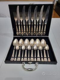 SET  24 POSATE (SERVIZIO DA 6) ARGENTO 1000