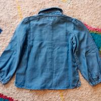 Camicia denim bambina