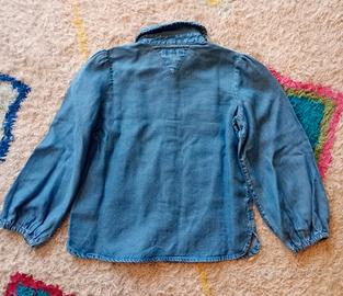Camicia denim bambina