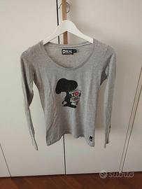 Maglietta maniche lunghe Snoopy Real Be Different