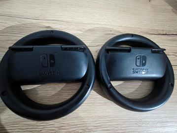 coppia di volanti per nintendo switch mario kart