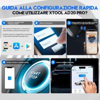 XTOOL AD20 Pro Diagnosi OBD2 Wireless