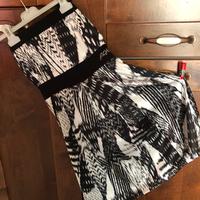 Abito elegante estivo bianco e nero taglia S