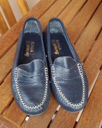 mocassino donna in pelle