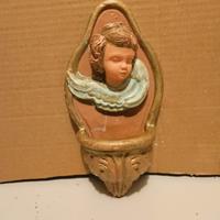 mini acquasantiera in ceramica